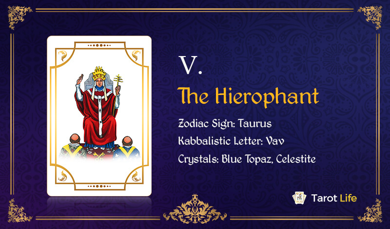 The Hierophant Love Tarot Card