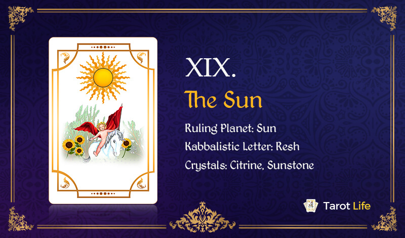 The Sun Love Tarot Card